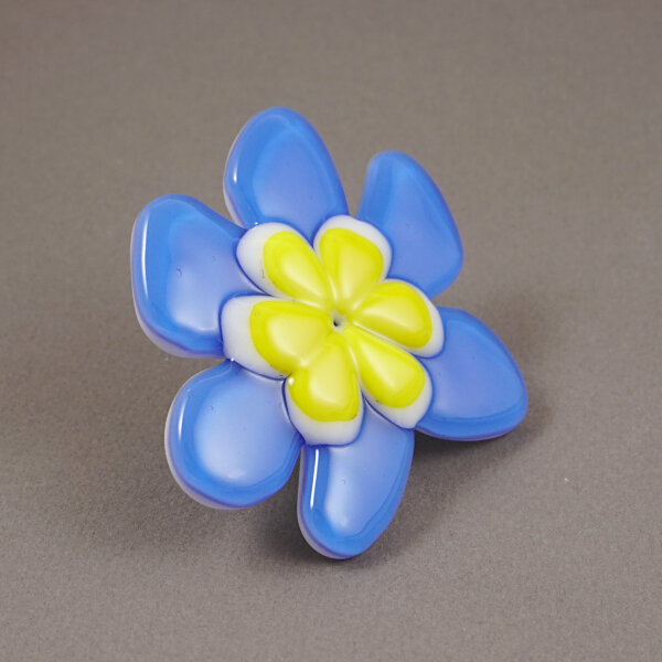 Кольца "Flower blue"